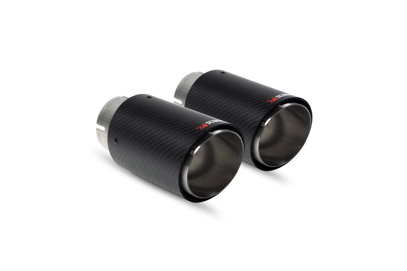 Scorpion Twin 90mm carbon fibre Ascari Trims - All Makes Ascari Upgrade Kit