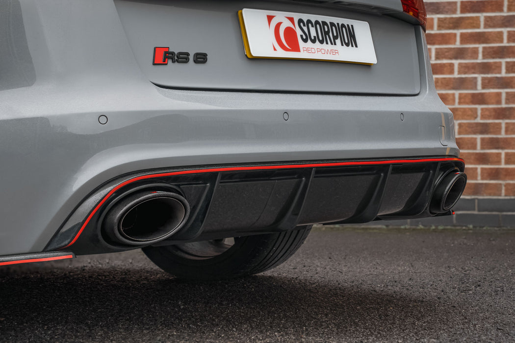 Scorpion half system with trims - Audi RS6 Avant C7