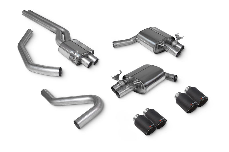 Scorpion Non-Resonated Half System - Audi S4 B9