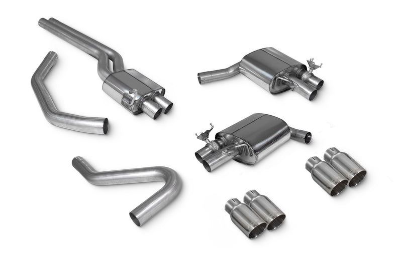 Scorpion Non-Resonated Half System - Audi S4 B9