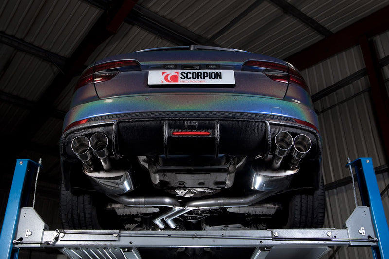 Scorpion Non-Resonated Half System - Audi S4 B9