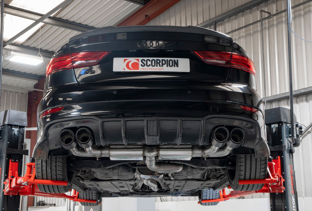 Scorpion cat/gpf-back system - Audi S3 Saloon 8V