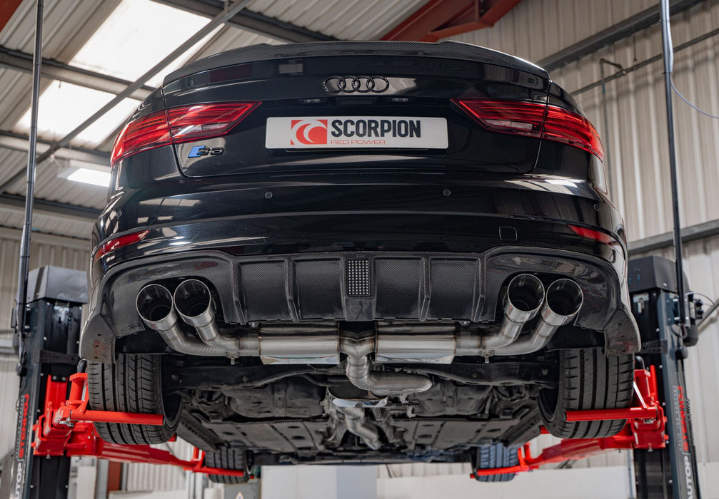 Scorpion cat/gpf-back system - Audi S3 Saloon 8V