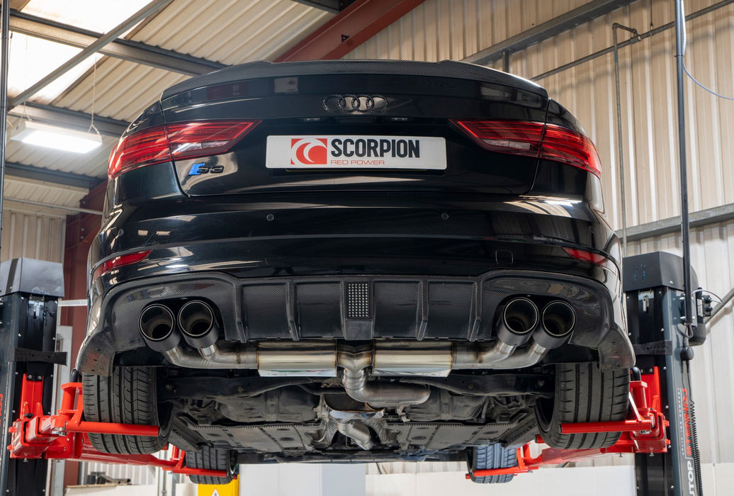 Scorpion cat/gpf-back system - Audi S3 Saloon 8V