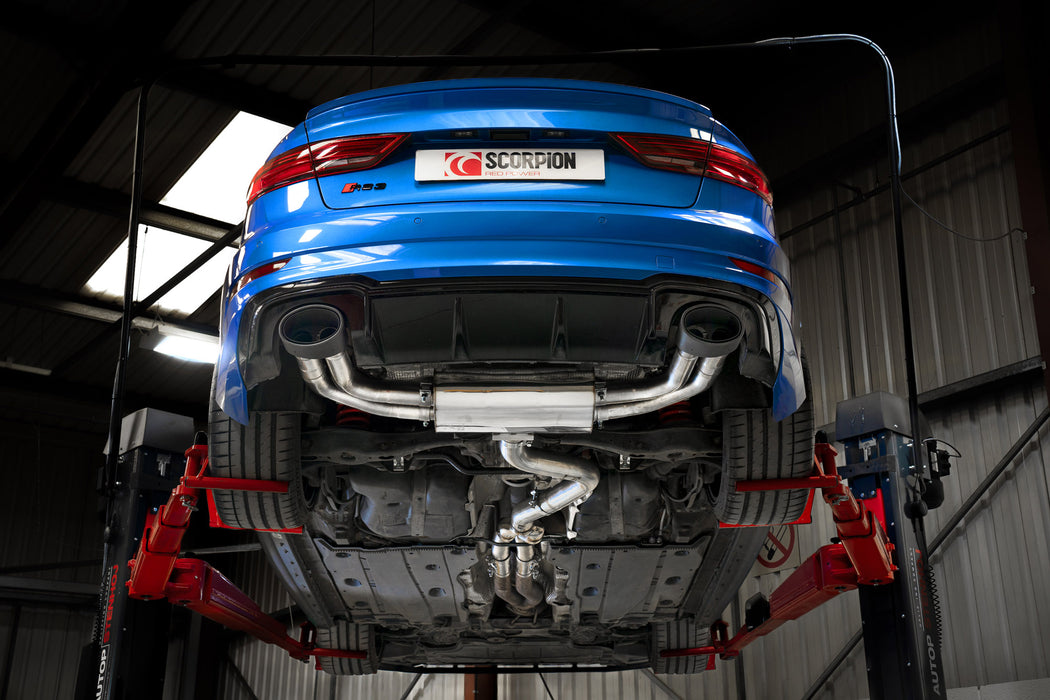 Scorpion cat/gpf-back system - Audi RS3 Saloon 8V