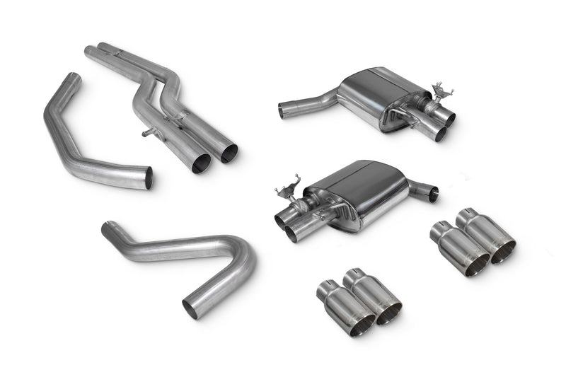 Scorpion Non-Resonated Half System - Audi S4 B9