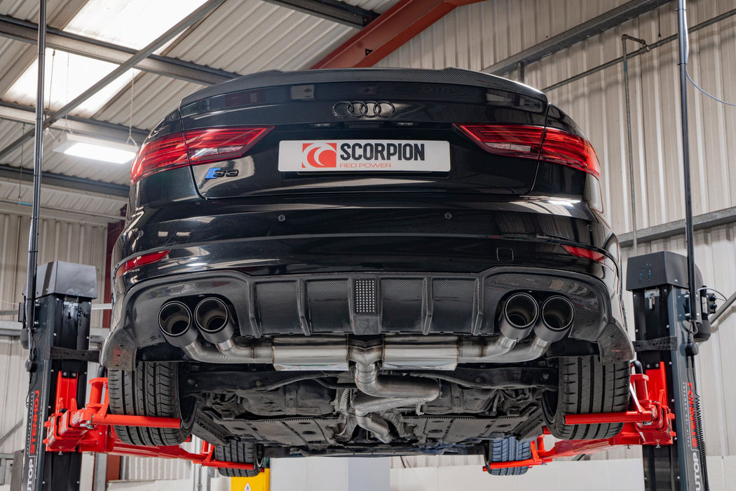 Scorpion cat/gpf-back system - Audi S3 Saloon 8V