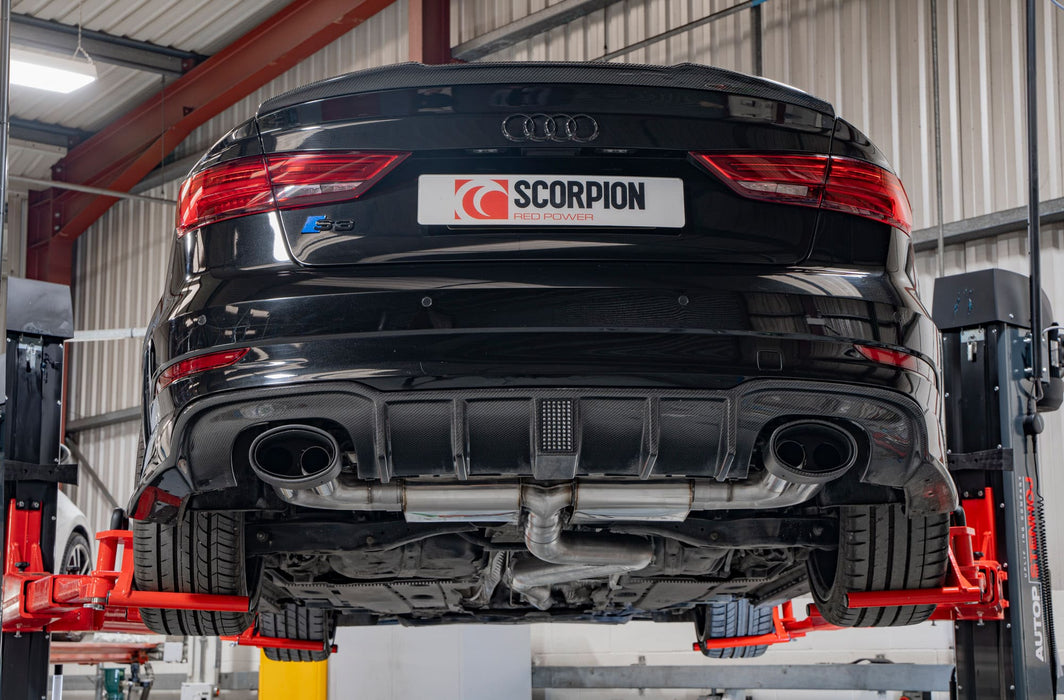 Scorpion cat/gpf-back system - Audi S3 Saloon 8V