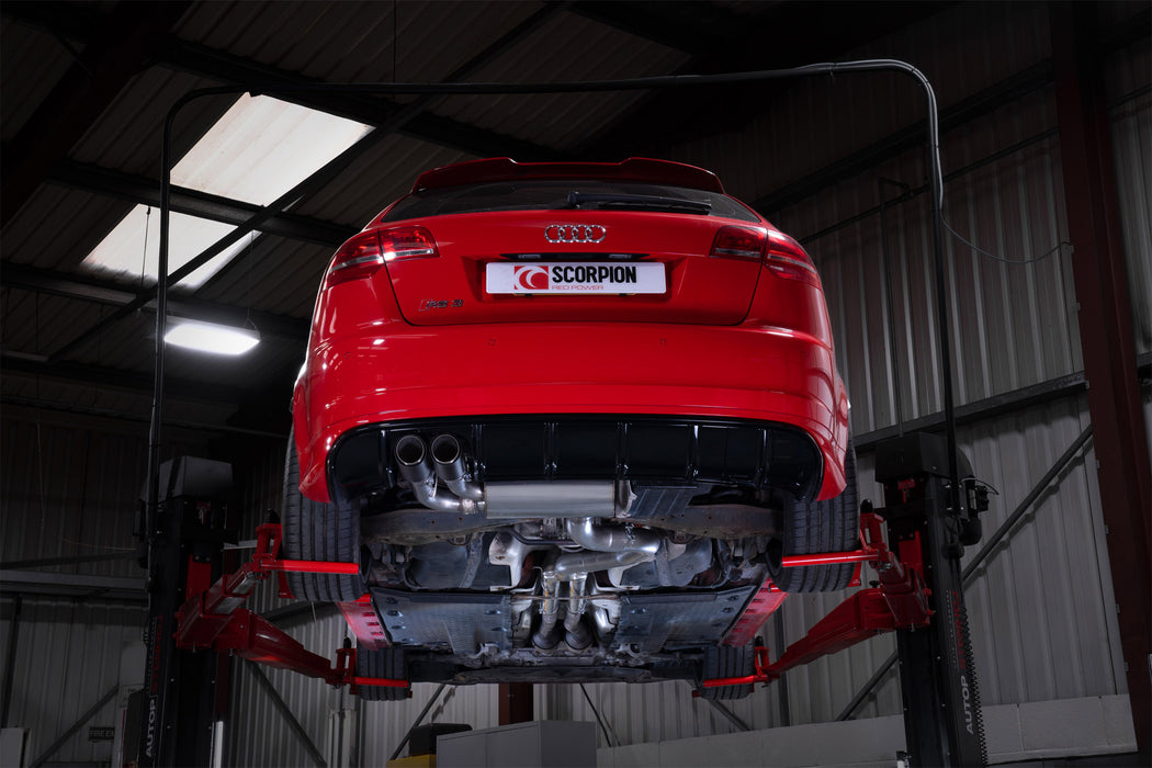 Scorpion Non-Resonated Secondary Cat-Back System - Audi RS3 8P