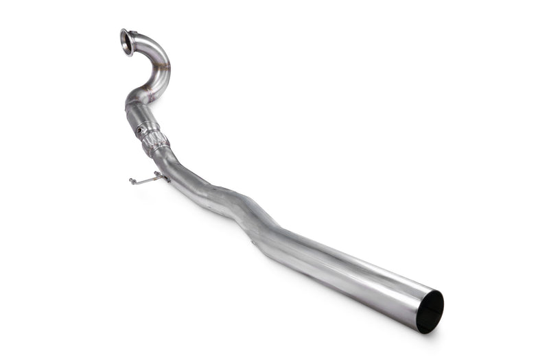 Scorpion Downpipe with High Flow Sports Catalyst - VAG Audi S3 8Y Sportback & Saloon, VW Golf MK8 R, Non-GPF Models