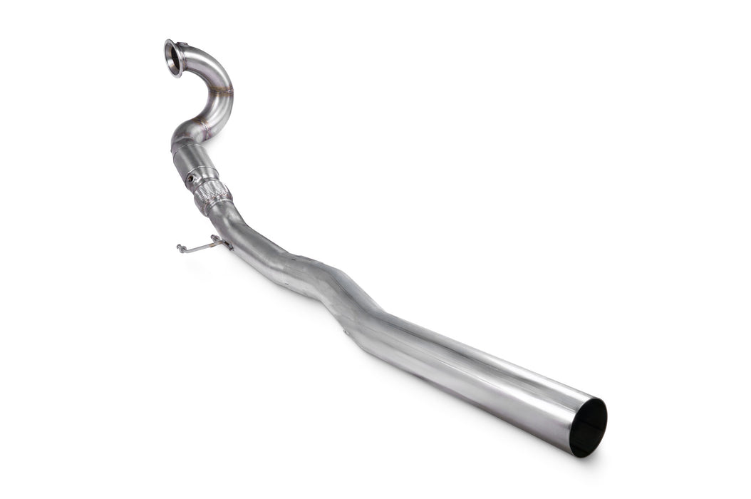 Scorpion Downpipe with high flow sports catalyst - VAG Audi S3 8Y Sportback & Saloon, VW Golf MK8 R, Non-GPF Models