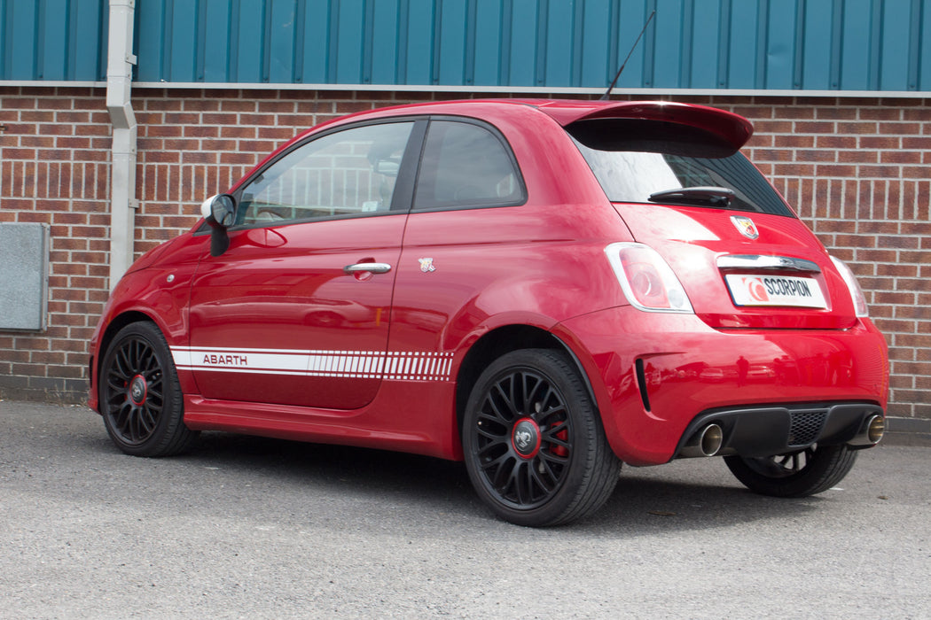Scorpion cat-back system  - Fiat 500/595 Abarth 1.4 (IHI Turbo) / 595/695 Abarth 1.4 (Garrett Turbo)