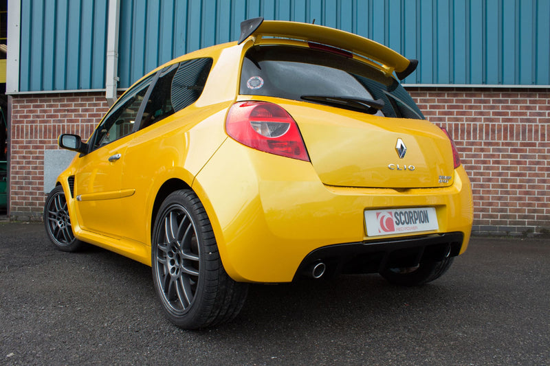 Scorpion Non-Resonated Cat-Back System  - Renault Clio MK3 197 Sport 2.0 16v