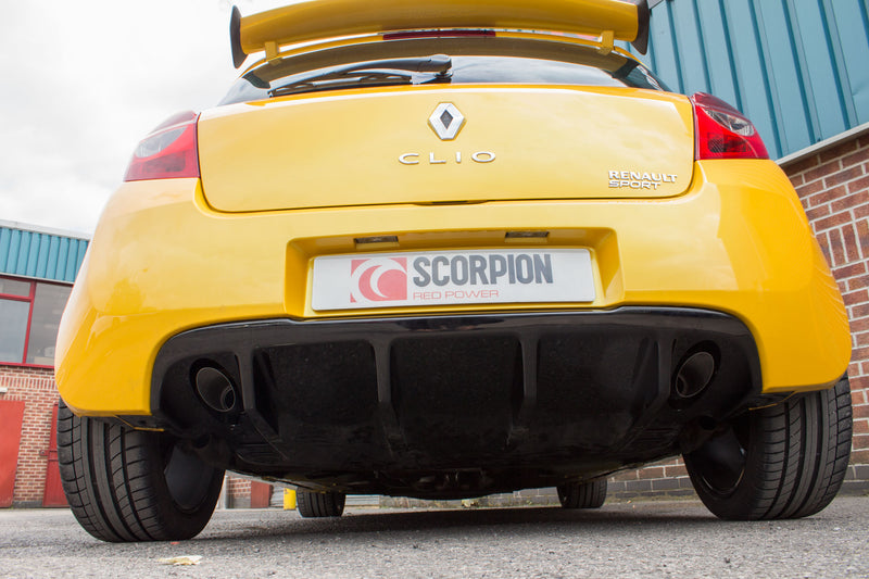 Scorpion Non-Resonated Cat-Back System  - Renault Clio MK3 197 Sport 2.0 16v