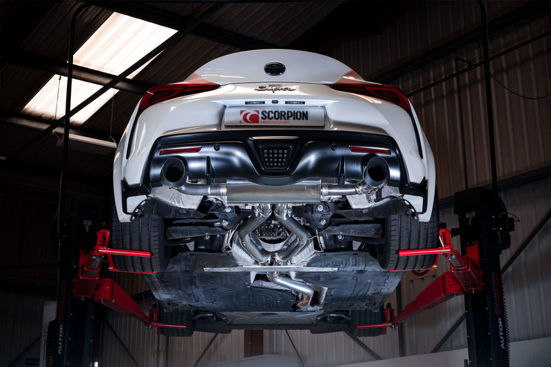 Scorpion Cat-Back Black Ceramic Daytona - Toyota Supra A90 - 3.0T Non-GPF (ROW)