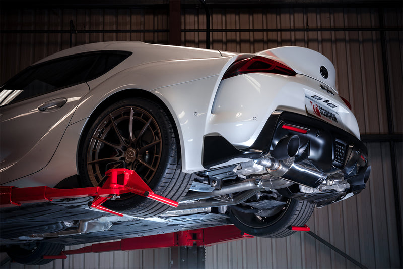 Scorpion Cat-Back Black Ceramic Daytona - Toyota Supra A90 - 3.0T Non-GPF (ROW)