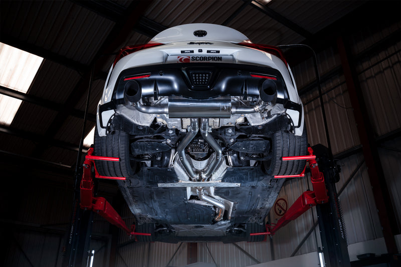 Scorpion Cat-Back Black Ceramic Daytona - Toyota Supra A90 - 3.0T Non-GPF (ROW)
