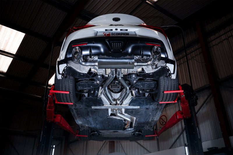 Scorpion Cat-Back Polished STW - Toyota Supra A90 - 3.0T Non-GPF (ROW)