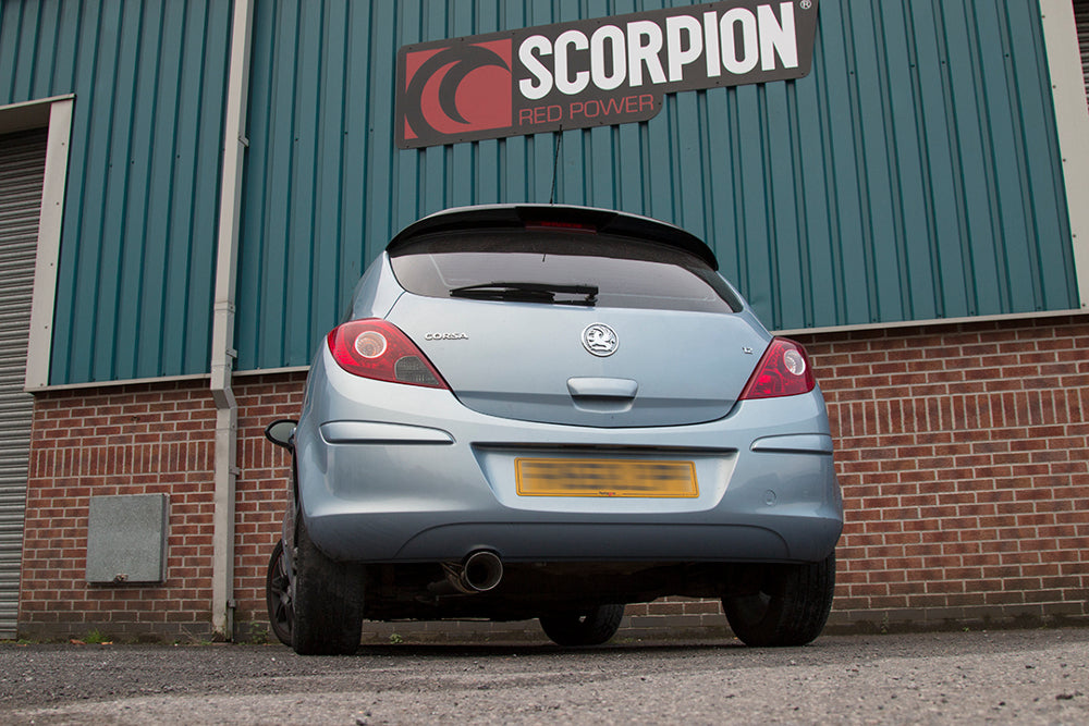 Scorpion Resonated cat-back system - Vauxhall Corsa D 1.0/1.2/1.4