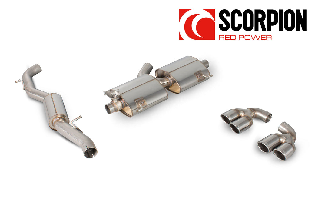 Scorpion Resonated cat-back system with electronic valves - Audi S1 2.0 TFSi Quattro