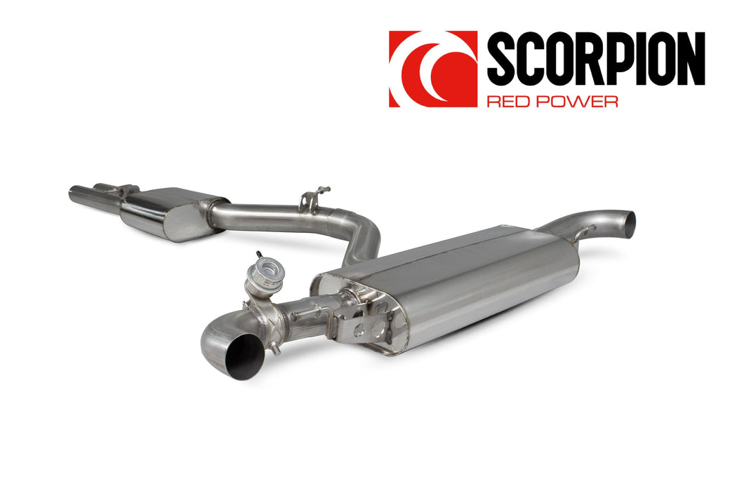 Scorpion Resonated cat-back system with valve - Audi TT RS MK2
