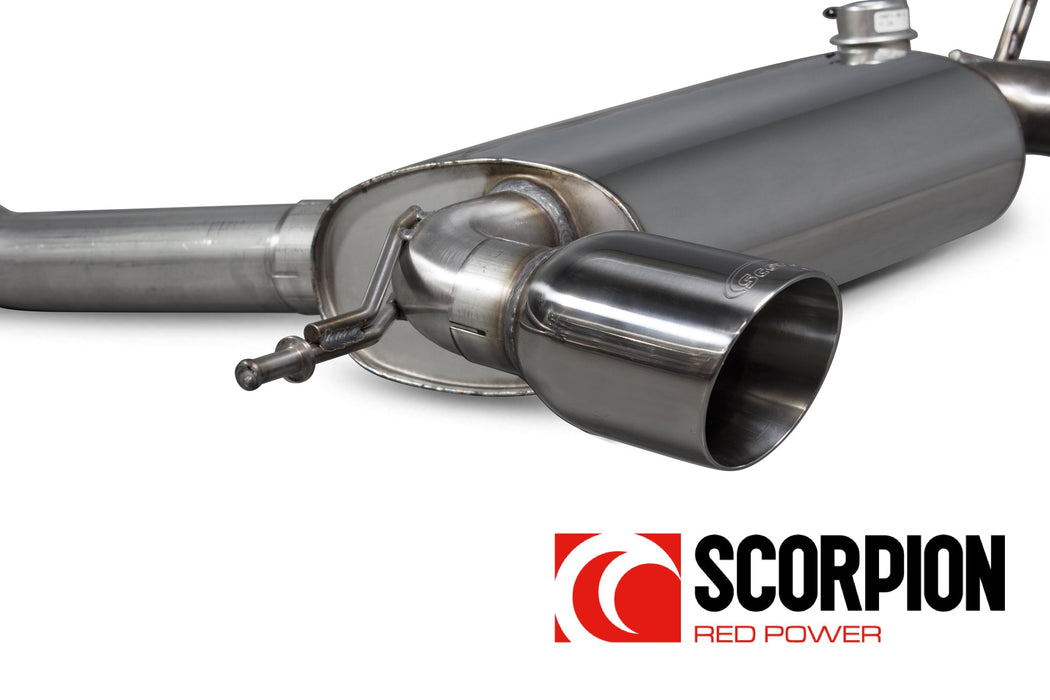 Scorpion Non-resonated cat-back system with no valves - Audi TT MK3 2.0 TFSi Quattro Coupe Non GPF Model Only