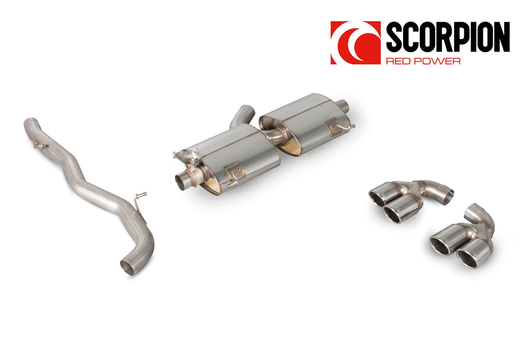 Scorpion Non-res cat-back system with electronic valves - Audi S1 2.0 TFSi Quattro
