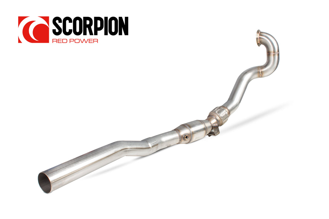 Scorpion Downpipe with high flow sports catalyst - Audi S1 2.0 TFSi Quattro