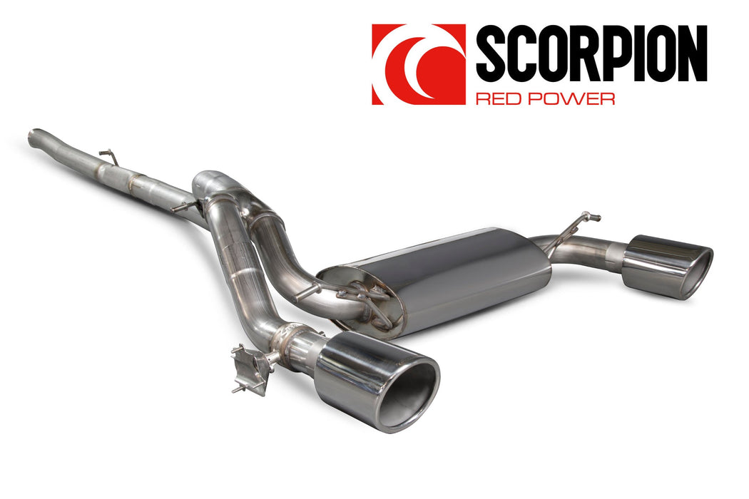 Scorpion Cat-back system with electronic valve - Ford Focus MK3 RS Non GPF Model Only