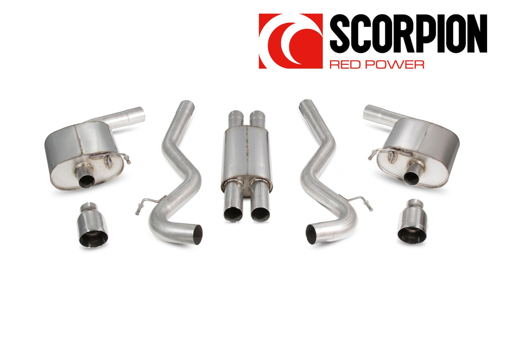 Scorpion Resonated cat-back system - Ford Mustang 5.0 V8 GT Non GPF Model Only