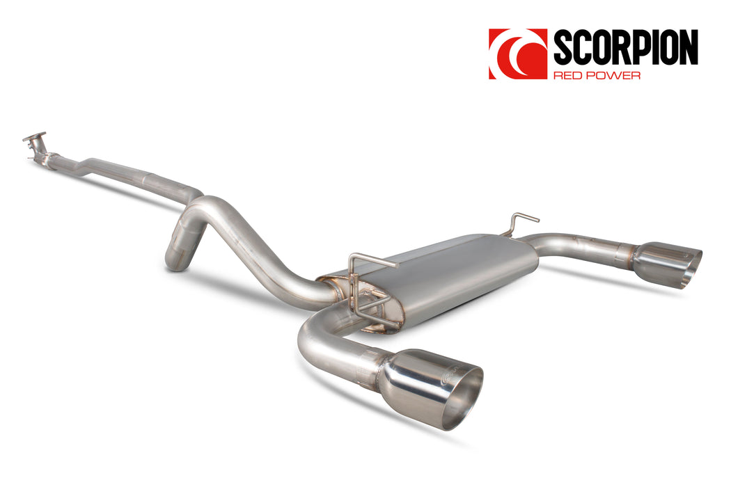 Scorpion Non-resonated cat-back system  - Fiat 500/595 Abarth 1.4 (IHI Turbo) / 595/695 Abarth 1.4 (Garrett Turbo)