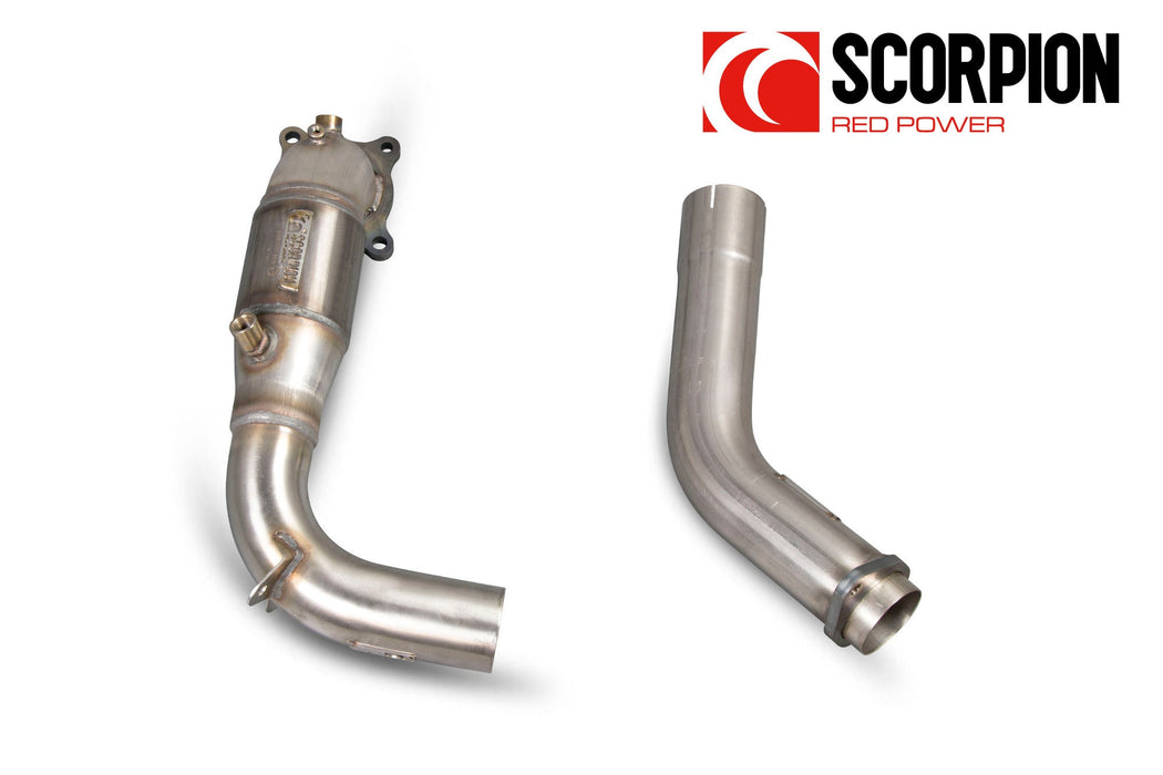 Scorpion Downpipe with a high flow sports catalyst - Honda Civic Type R FK8 GPF and Non-GPF models