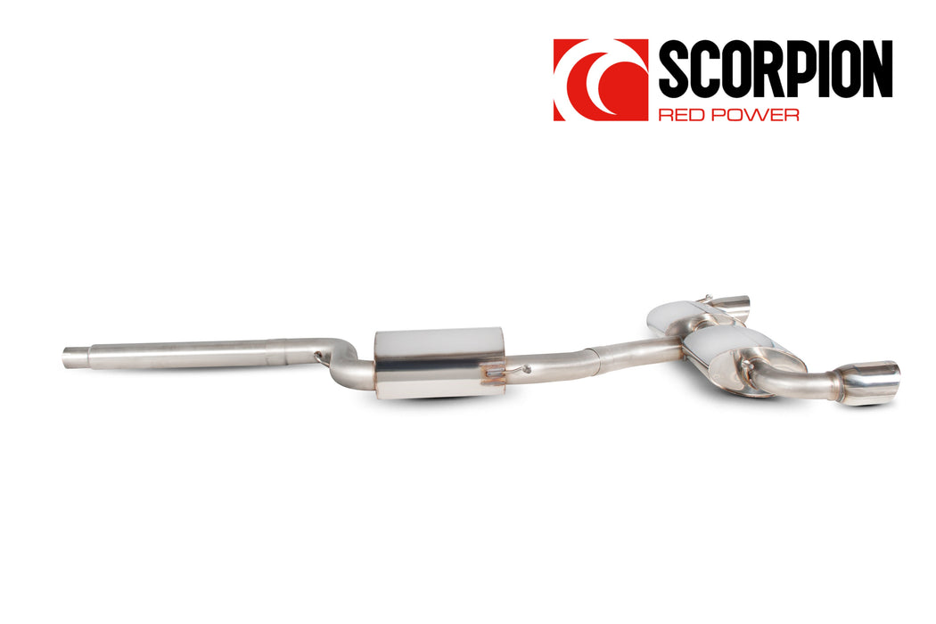 Scorpion Resonated cat-back system  - Volkswagen Scirocco R