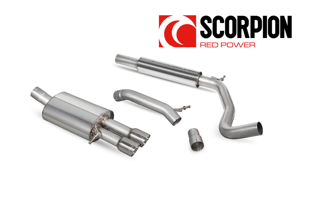 Scorpion Resonated cat-back system - Volkswagen Polo Gti 1.8T 9n3