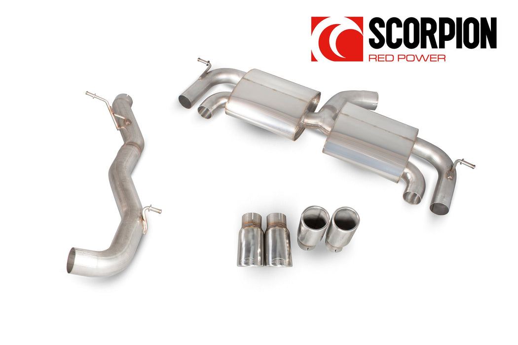 Scorpion Non-resonated cat-back system with no valves - Volkswagen Golf MK7 R
