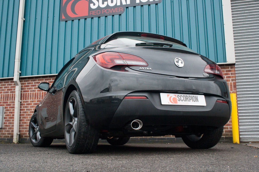 Scorpion Resonated cat-back system  - Vauxhall Astra GTC 1.4 Turbo